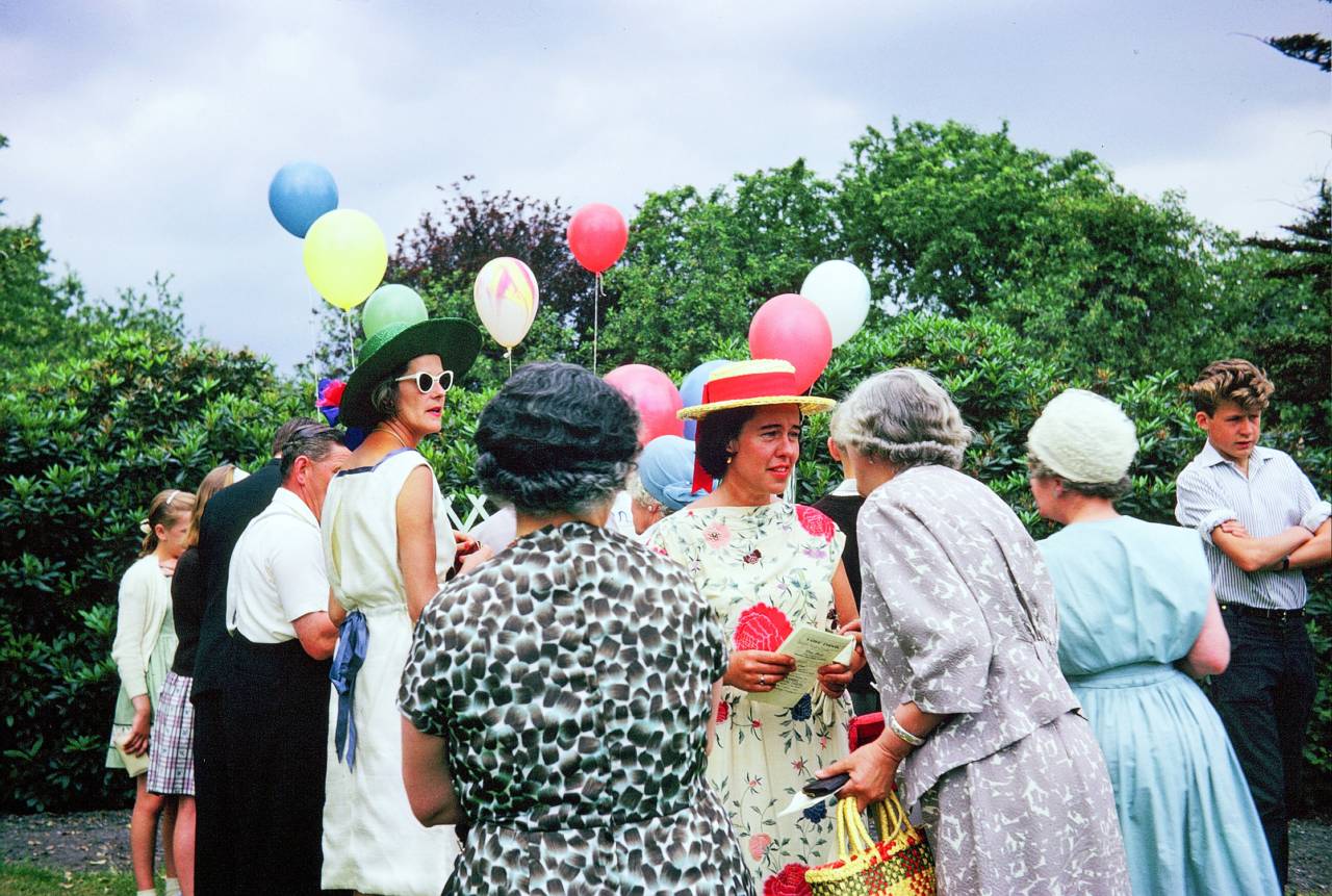 Christleton Fete 1960's. Duchess of Westminster