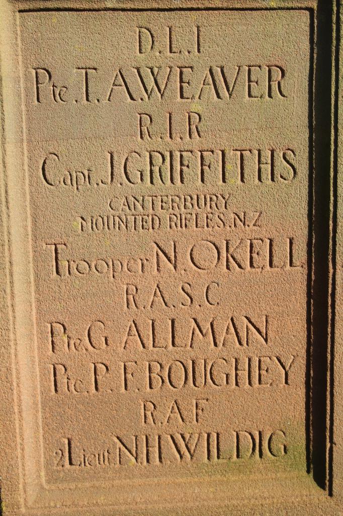 Great War Voices, Christleton