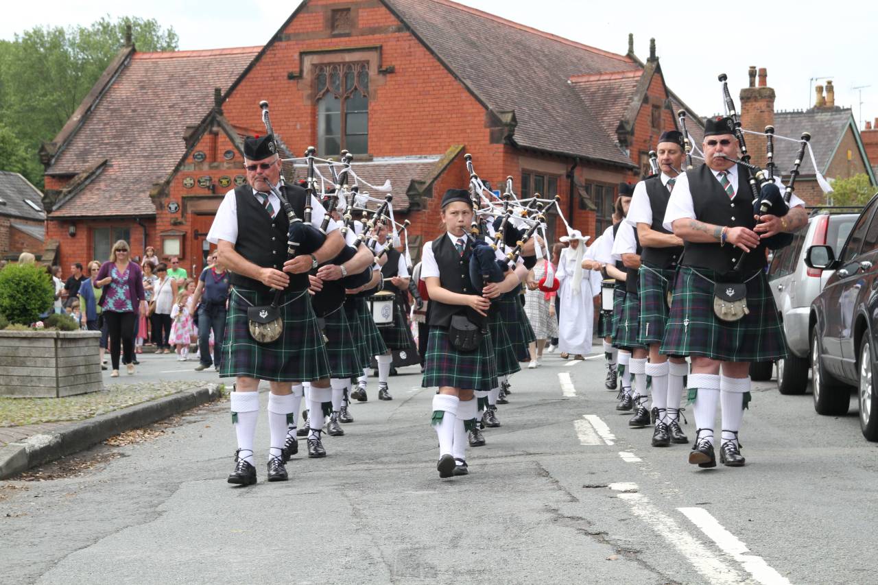 Wirral Pie Band at Christleton Village Fete
