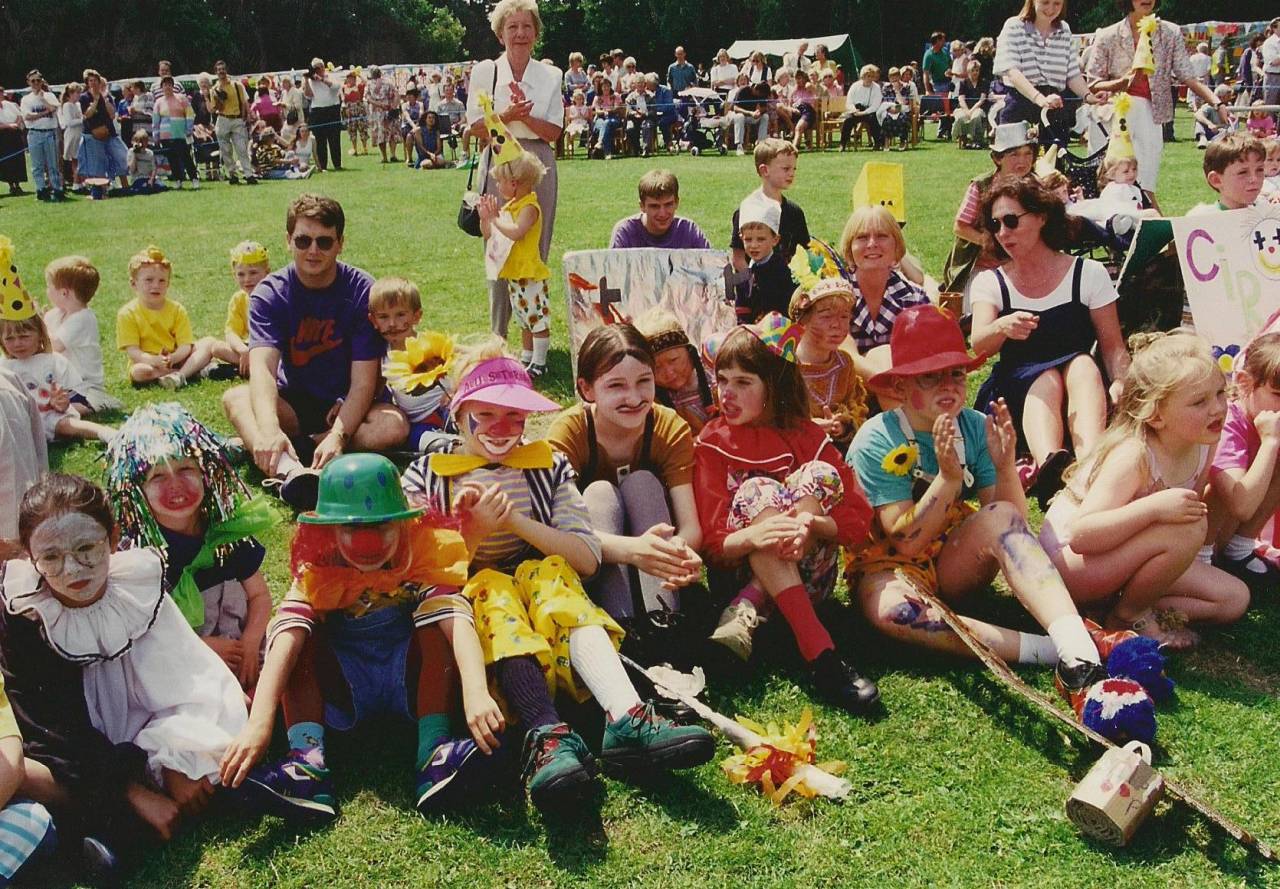 Christleton Fete Fancy Dress in the 1980's