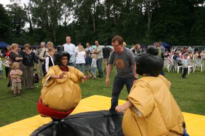  Sumo Wrestlers at the 2008 Christleton Village Fete 
