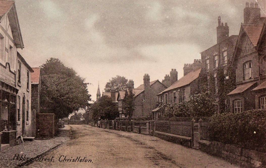 Old Postcard View of Pepper Street, Christleton circa 1907