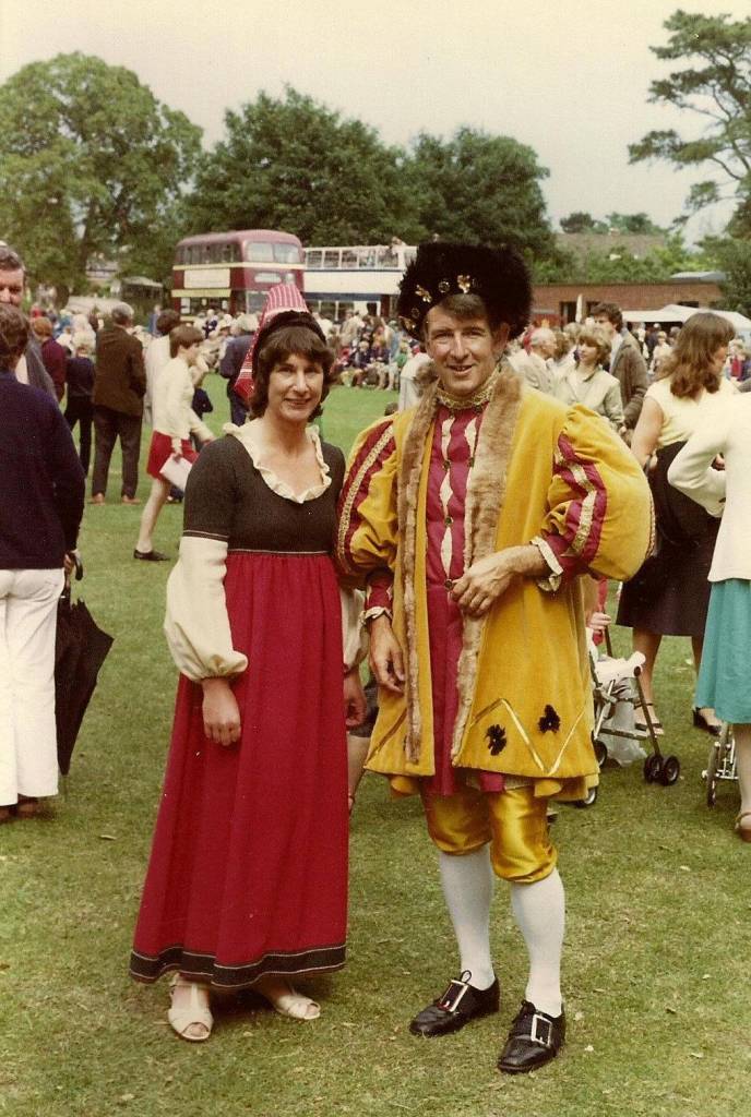Henry VIII and one of his wives at Christleton Fete