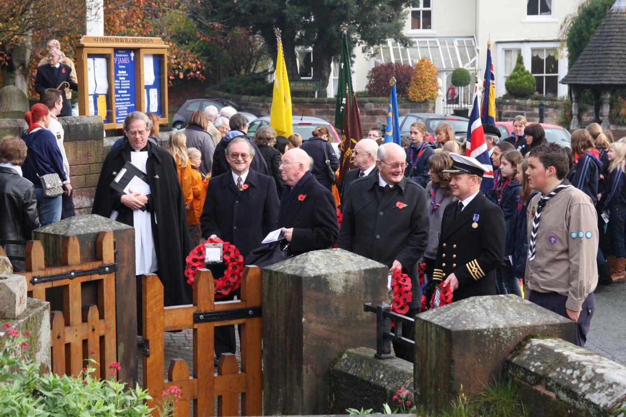 Remembrance Sunday in Christleton 2007