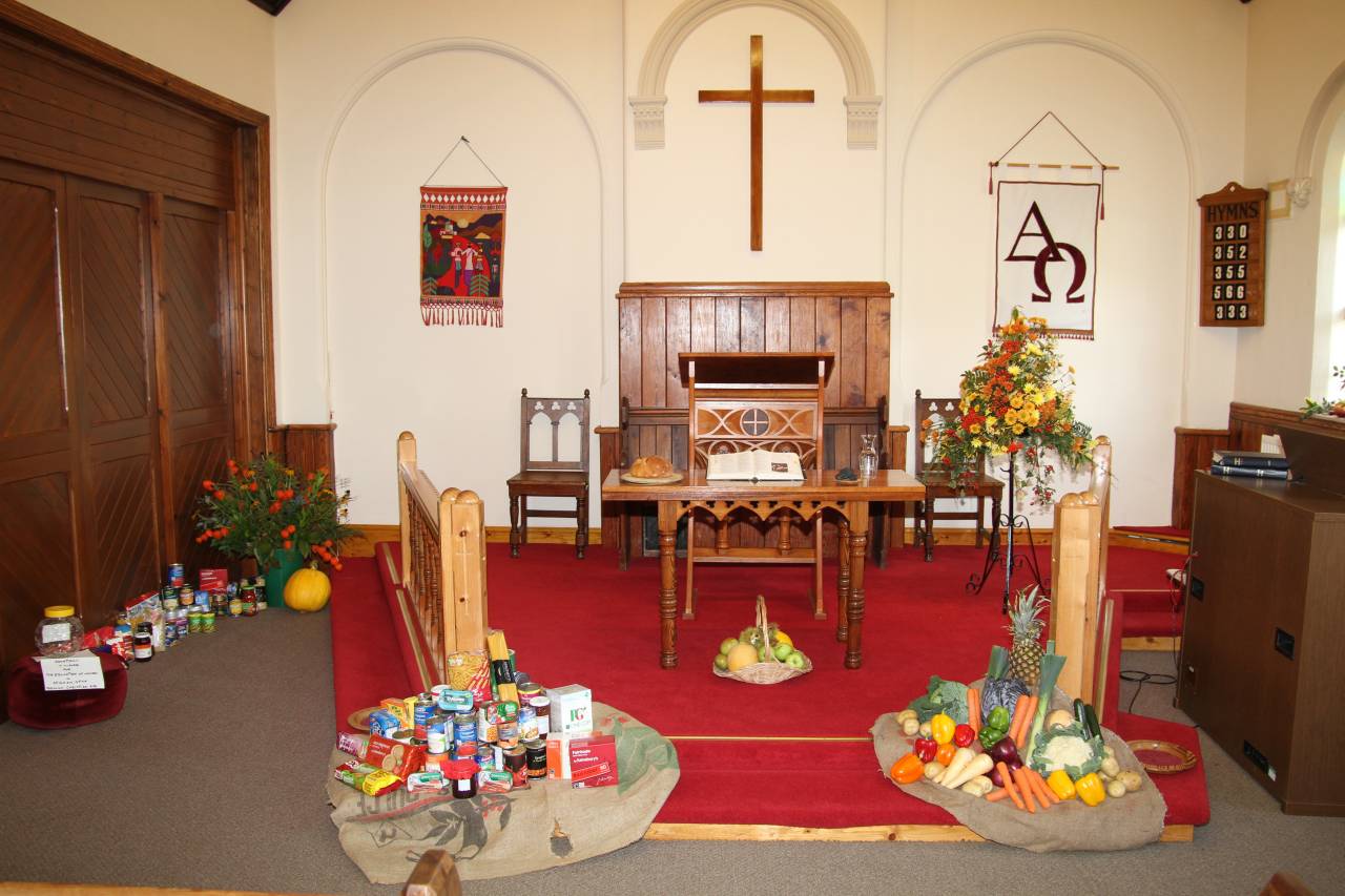  Harvest at Christleton Mehodist Chapel 