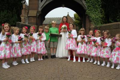  Sophie Brown and Retinue at the 2013 Christleton Village Fete 