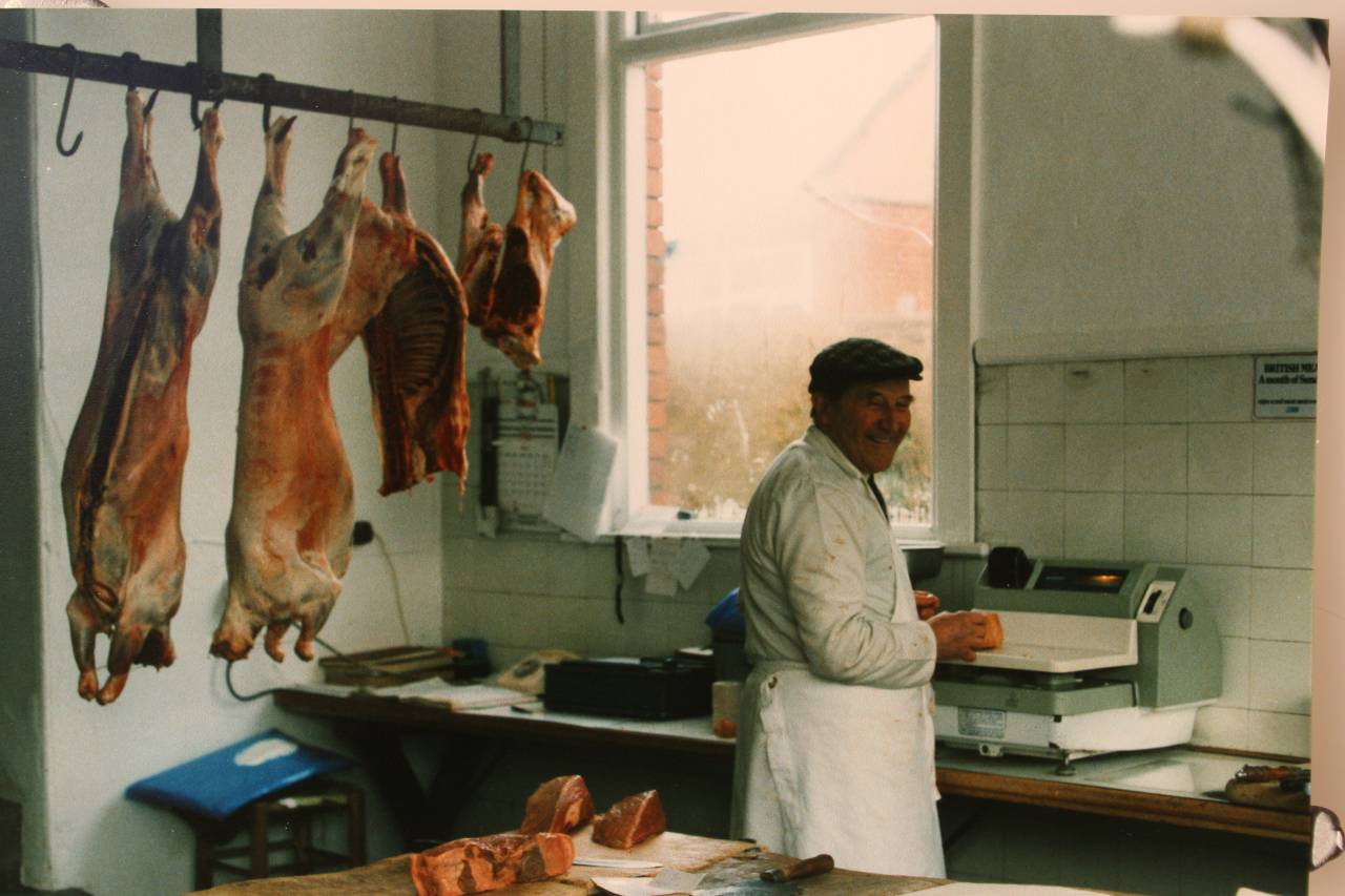 Jim Partington working in his Christleton shoop