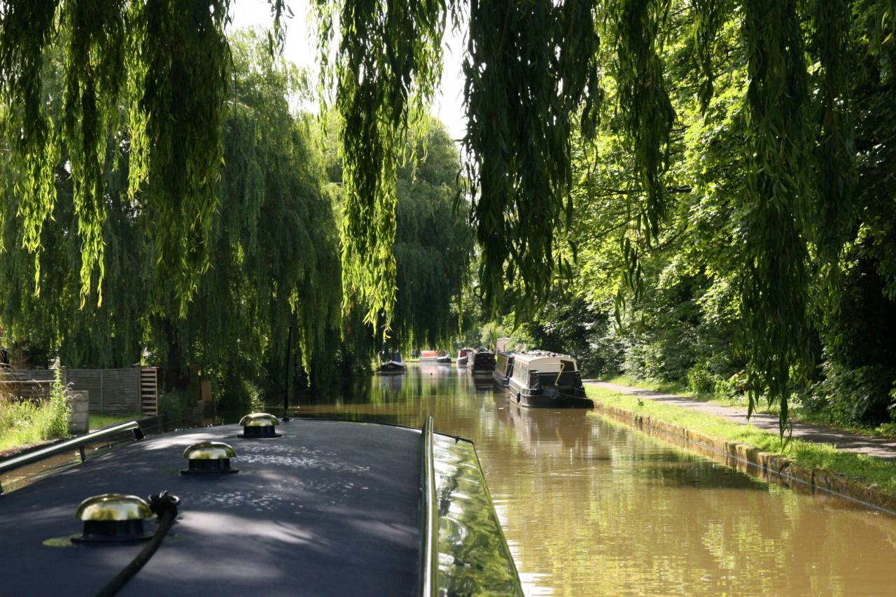 Bird's Eye View of the Canal at Christleton