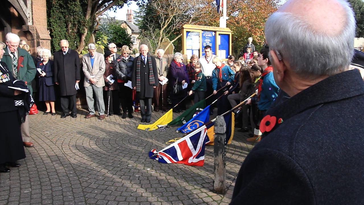 Laying down the standards in Christleton