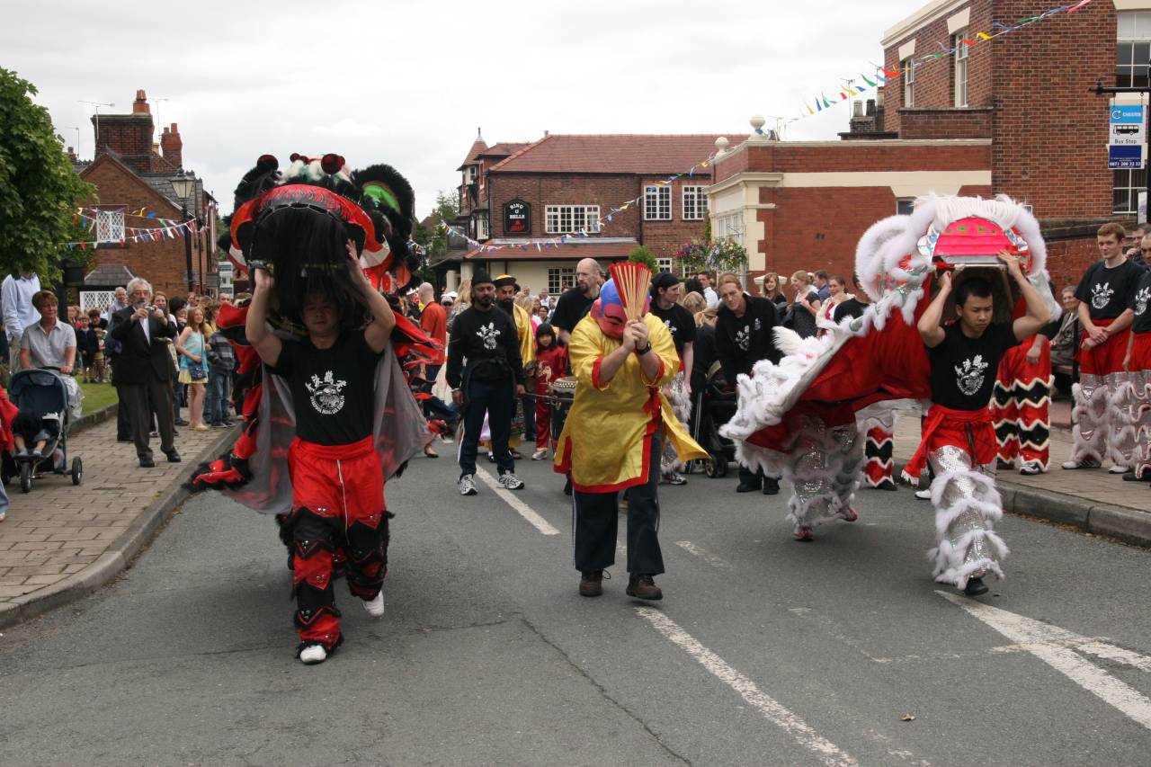 Chinese Dragons at Christleton Village Fete