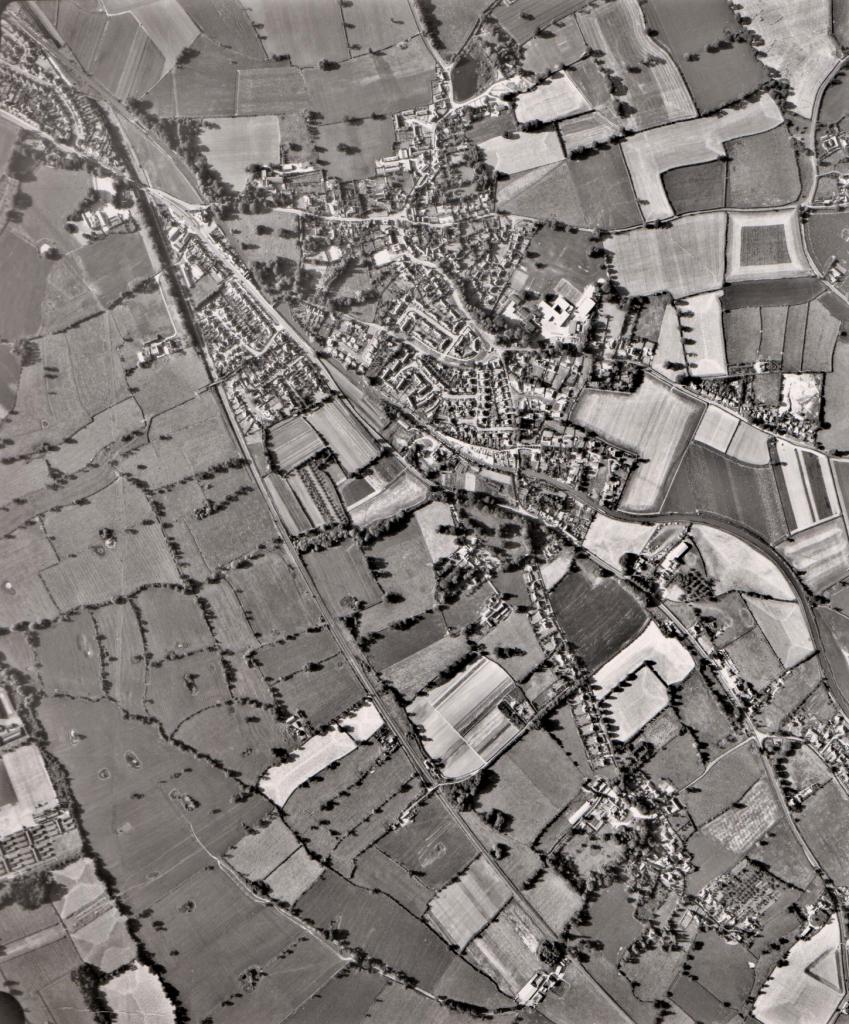  Aerial view of Christleton in 1947 