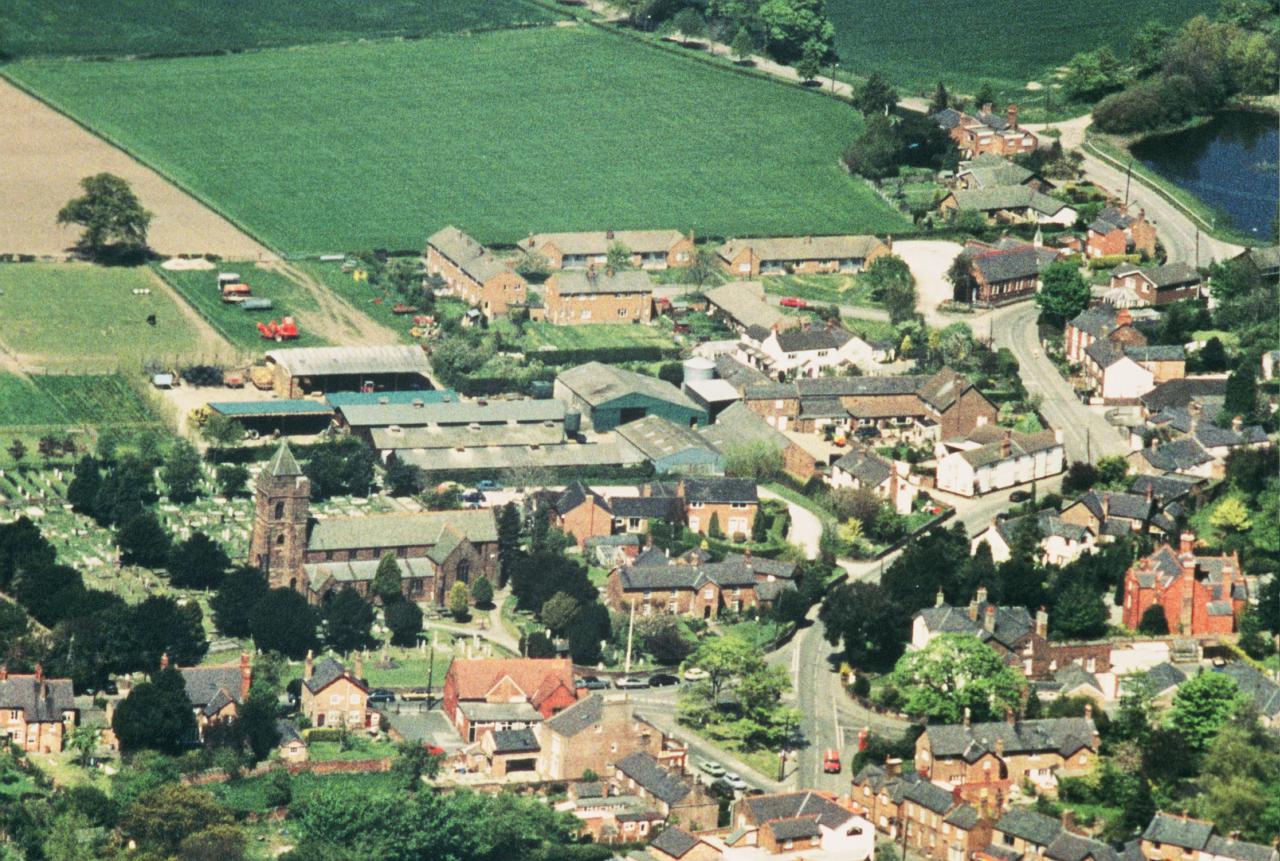  Christleton from the air in 1§970's 