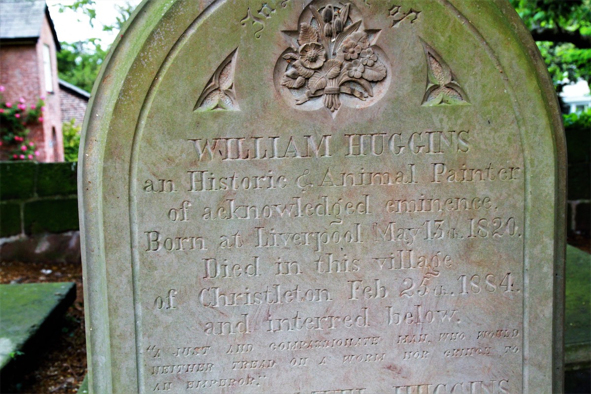 William Huggins grave