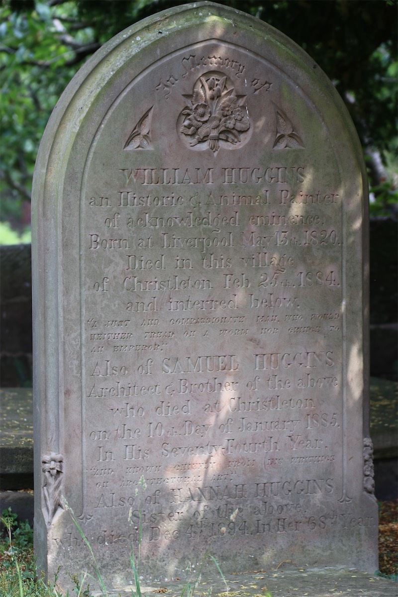 Grave of Wiilliam Huggins
