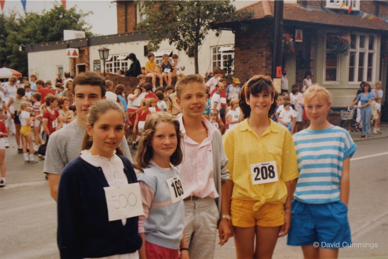 The 1987 Fun Run in Christleton