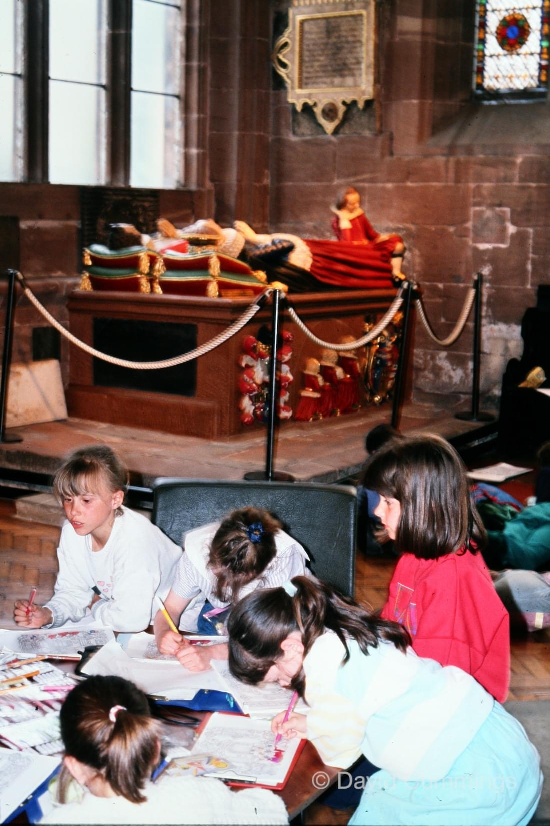 Children sttudying at St Mary's Centre