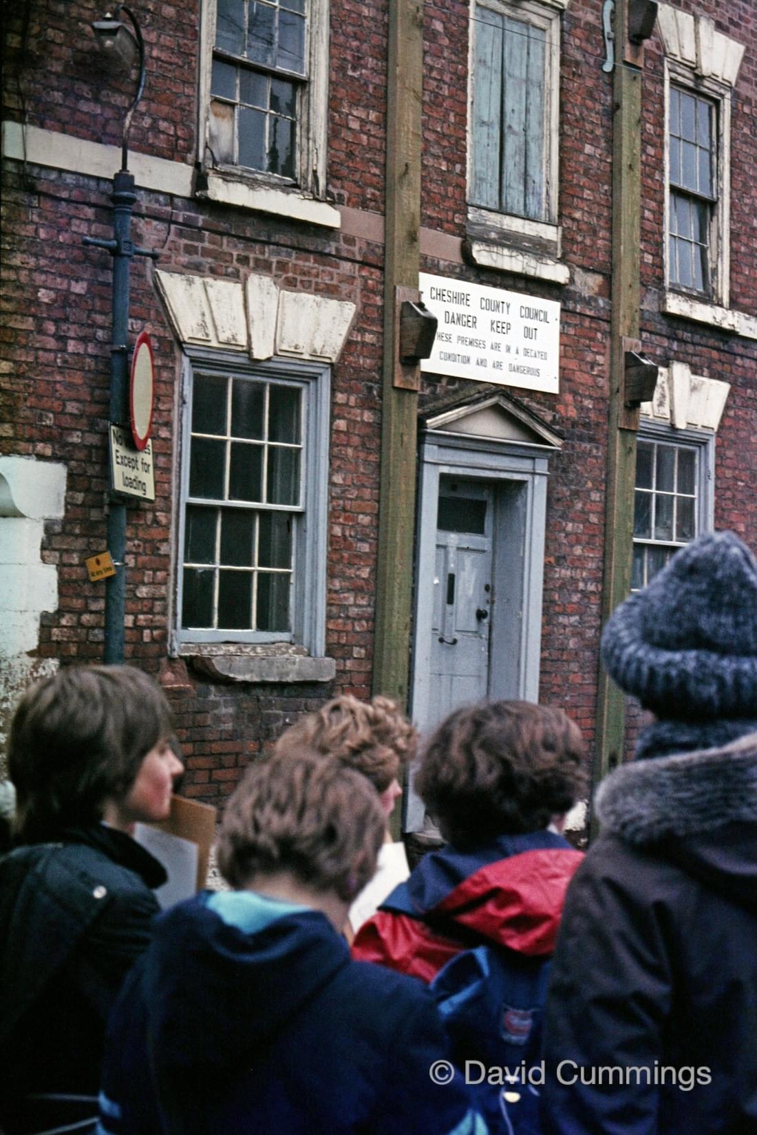 Studying decline of City buildings in Shipgate Street