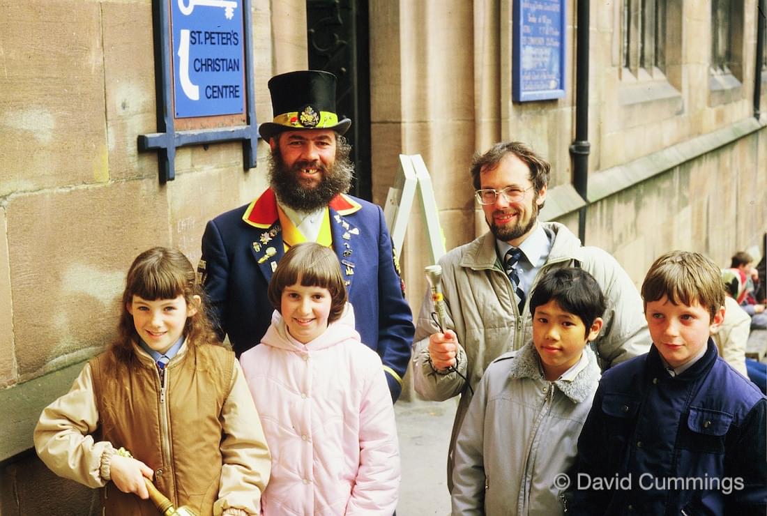 Working on History of Chester for Radio Merseyside