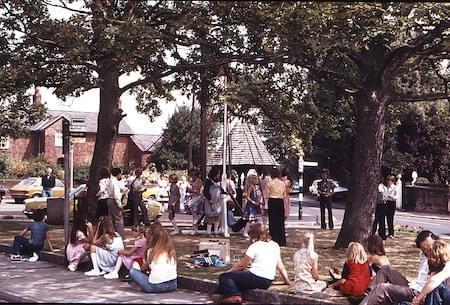 Maypole Dancing on the Green