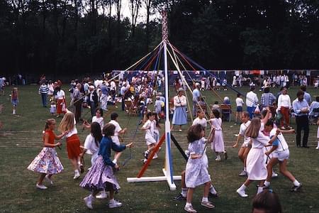 Maypole Dacing at Christleton Summer Fete