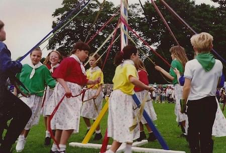Maypole Team at Christleton Fete
