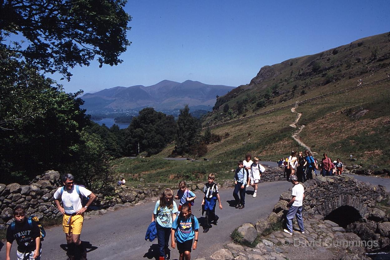 Walking to Ashness Bridge