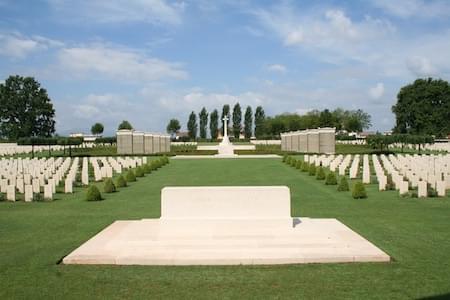 War Cemetery at Cassino-Italy
