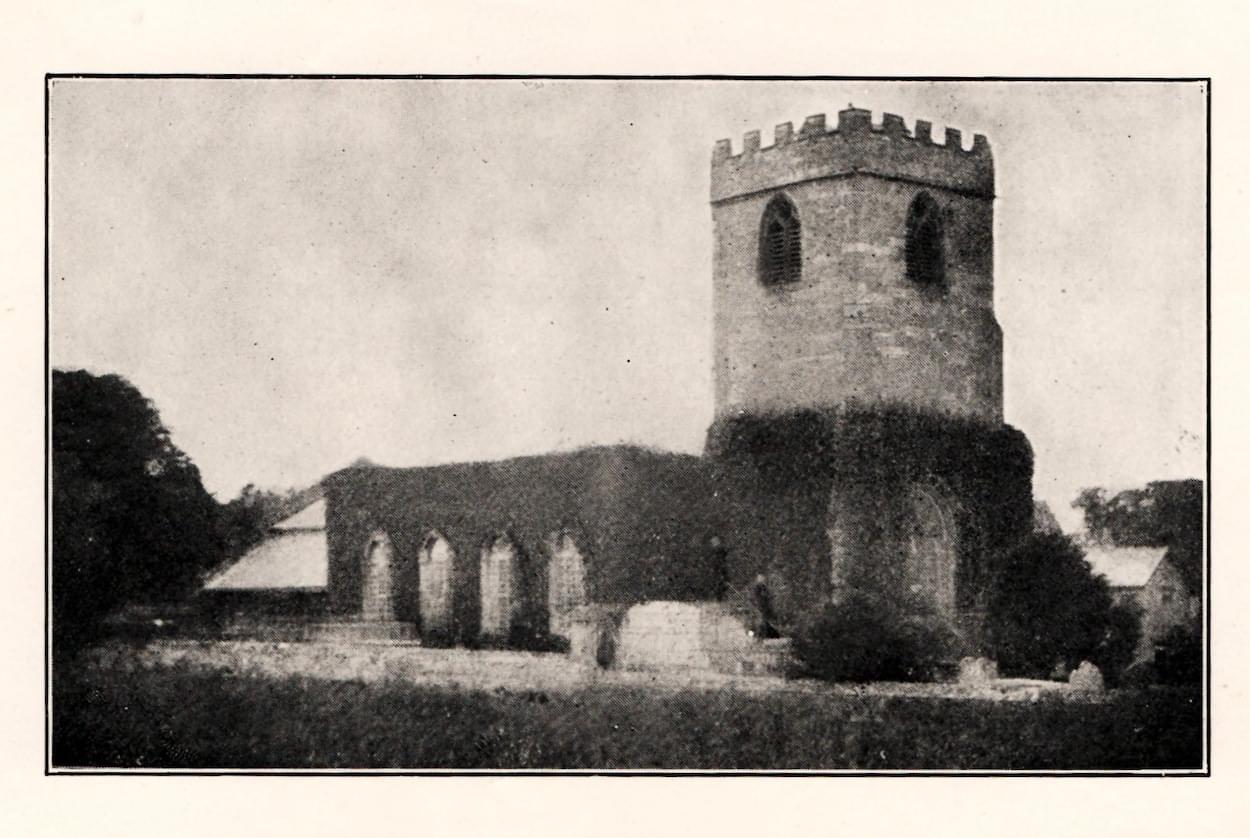 St James' Church Christleton in 1870's