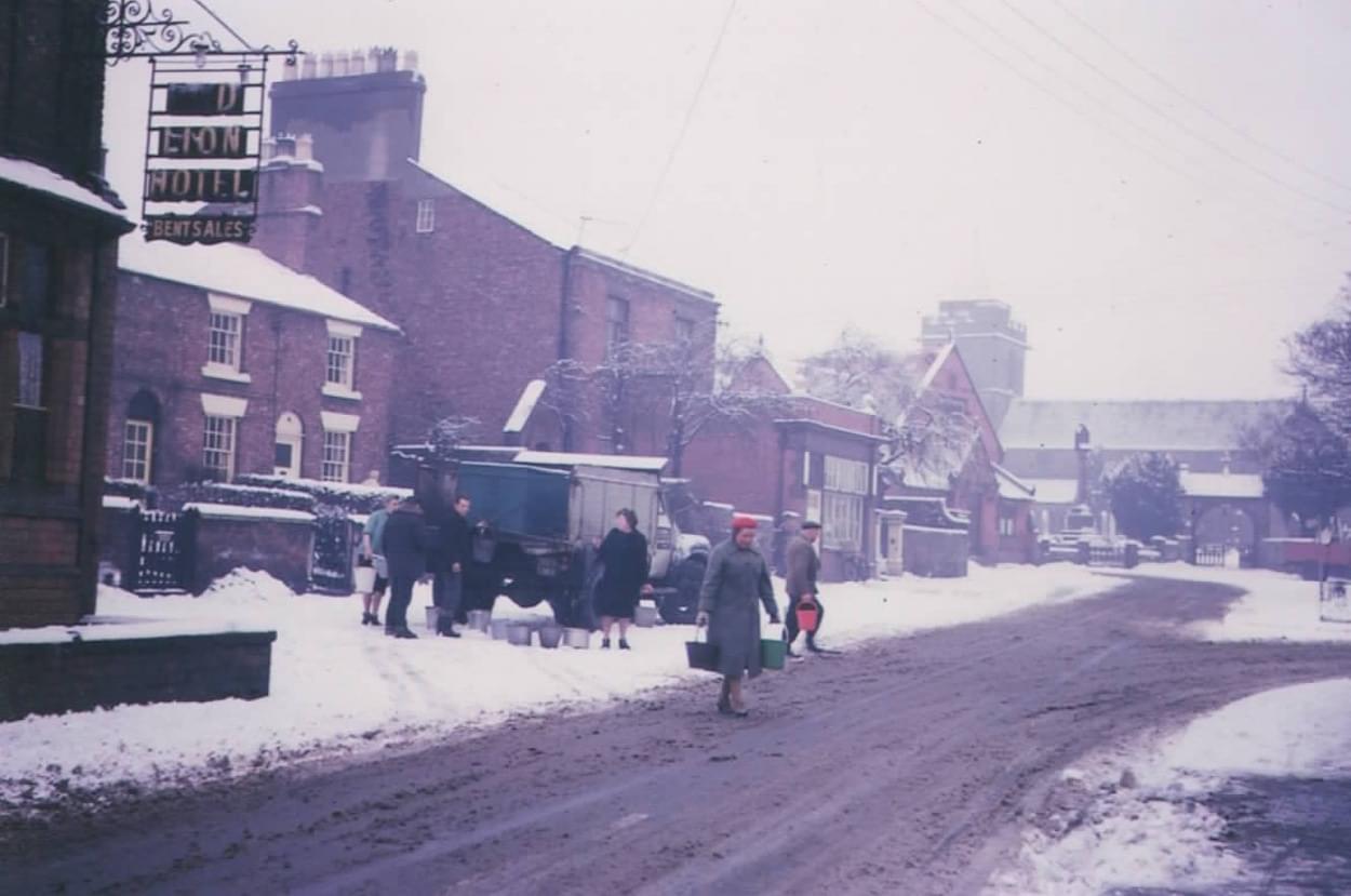 Christleton Village centre in 1963
