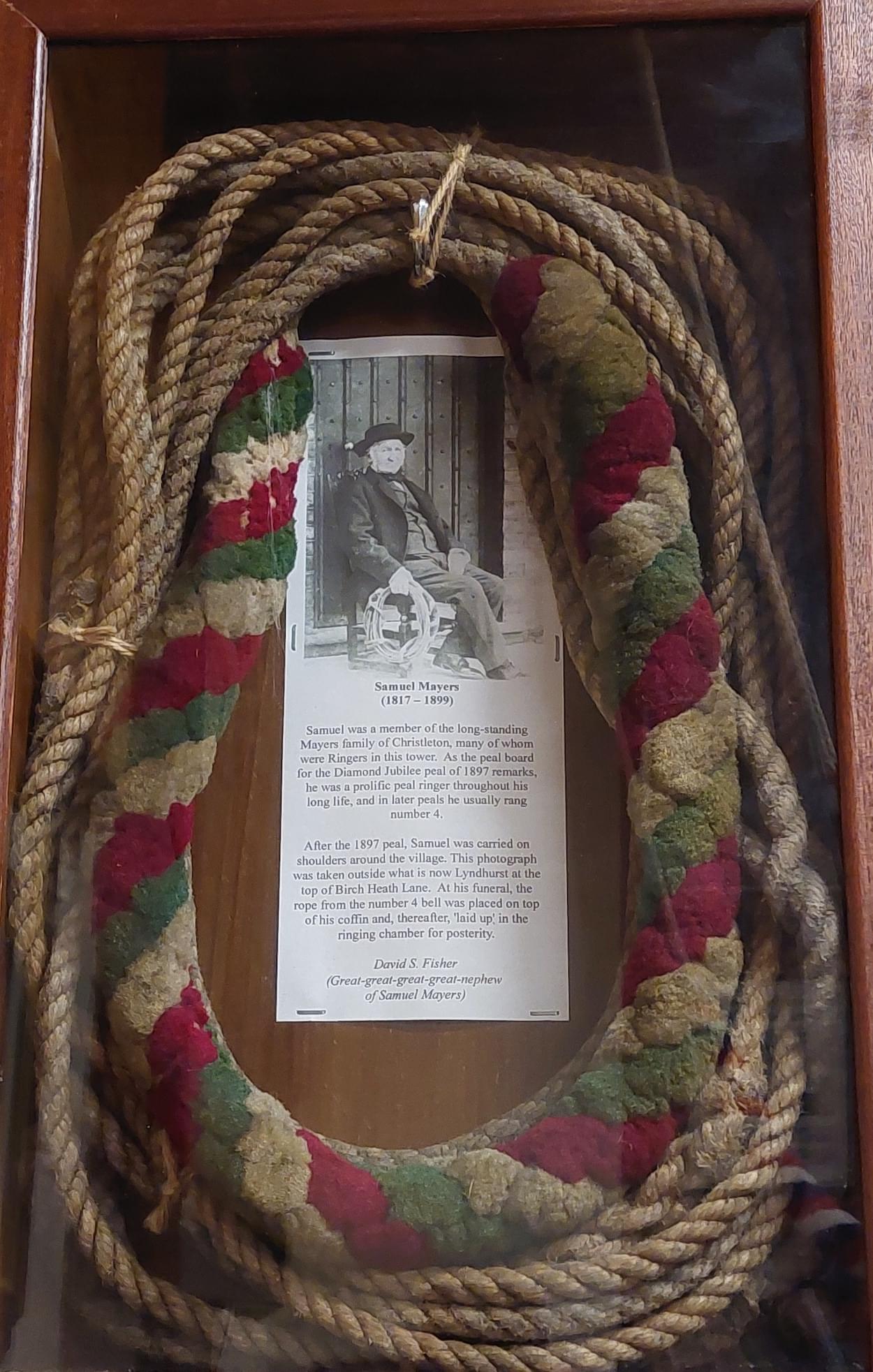 Memorial for Samuel Mayers in Christleton