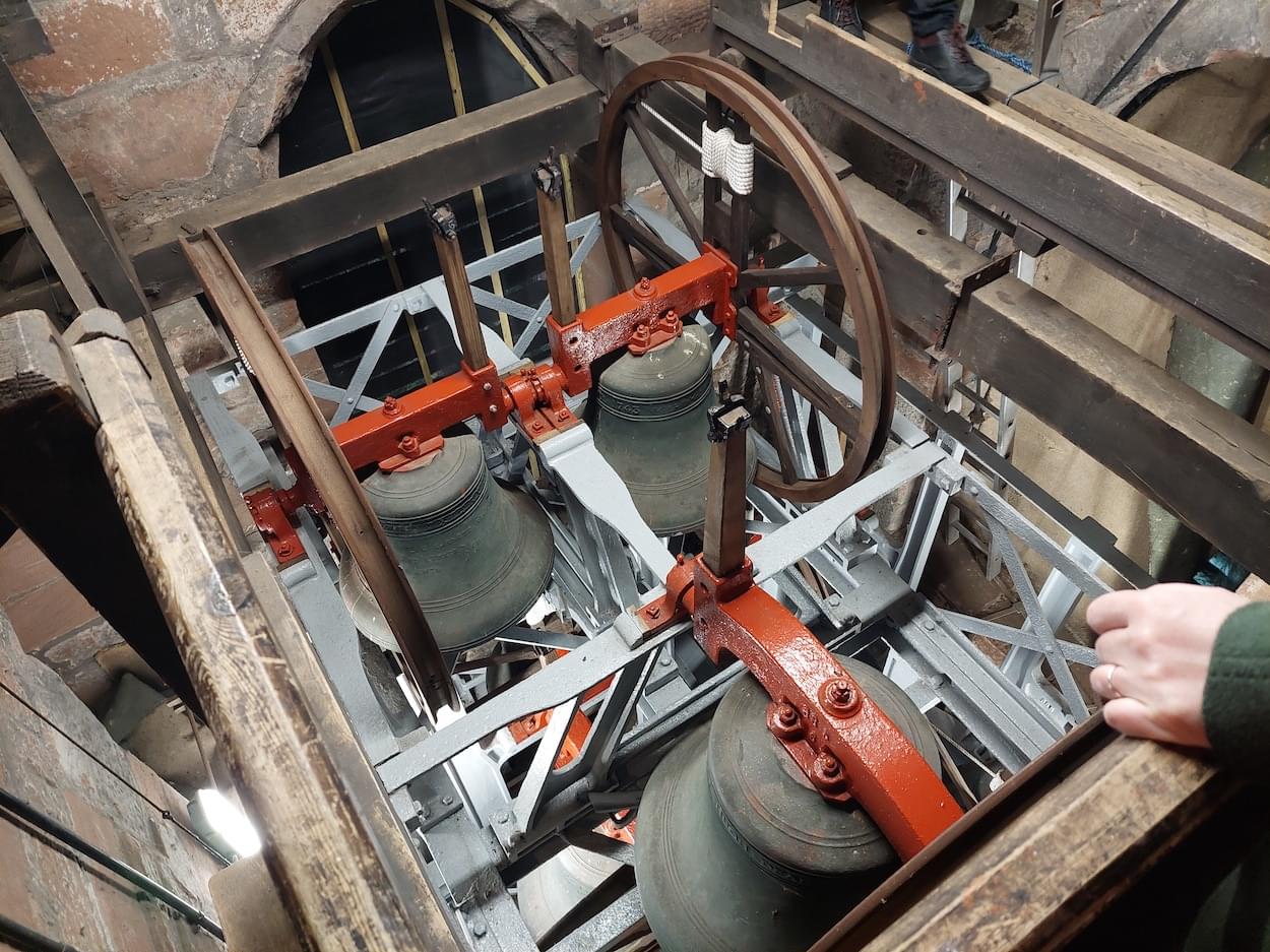 The Bell Tower in St James' Christletonin 2025