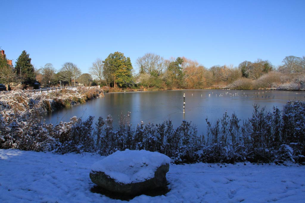 The Pit, Christleton in Windter