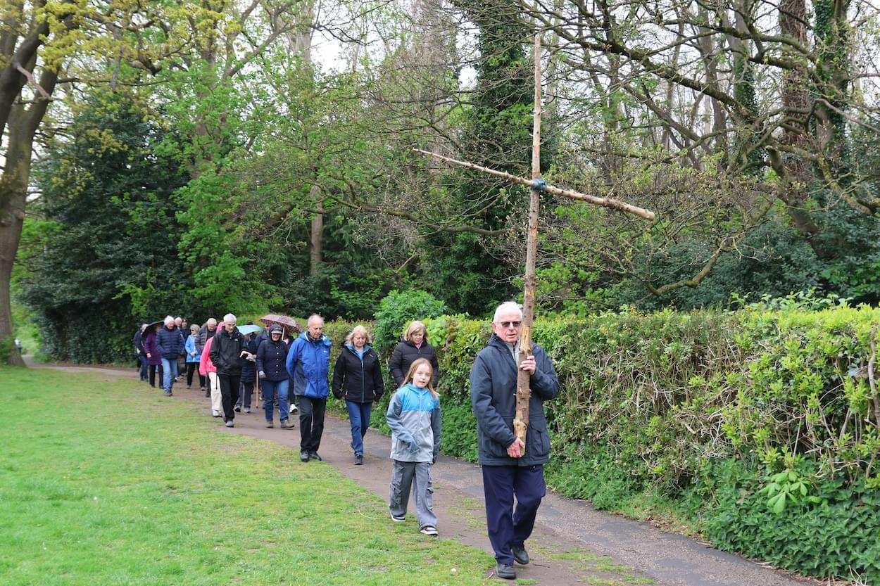 Walk of Witness in Quarry Lane Christleton  Walk of Witness in Quarry Lane Christleton