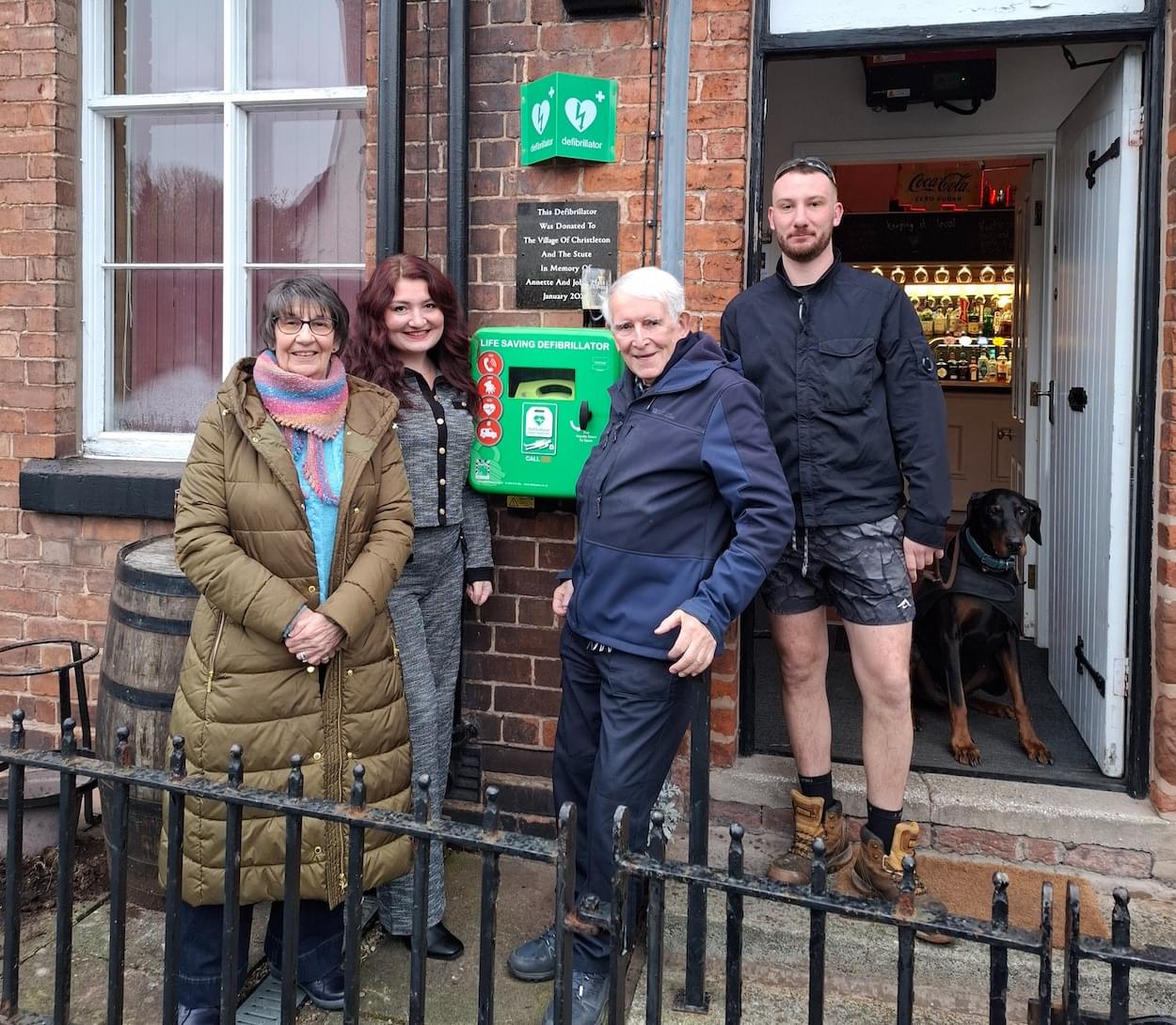 Dan & Samantha with Jeanne Gorst and David Cumming