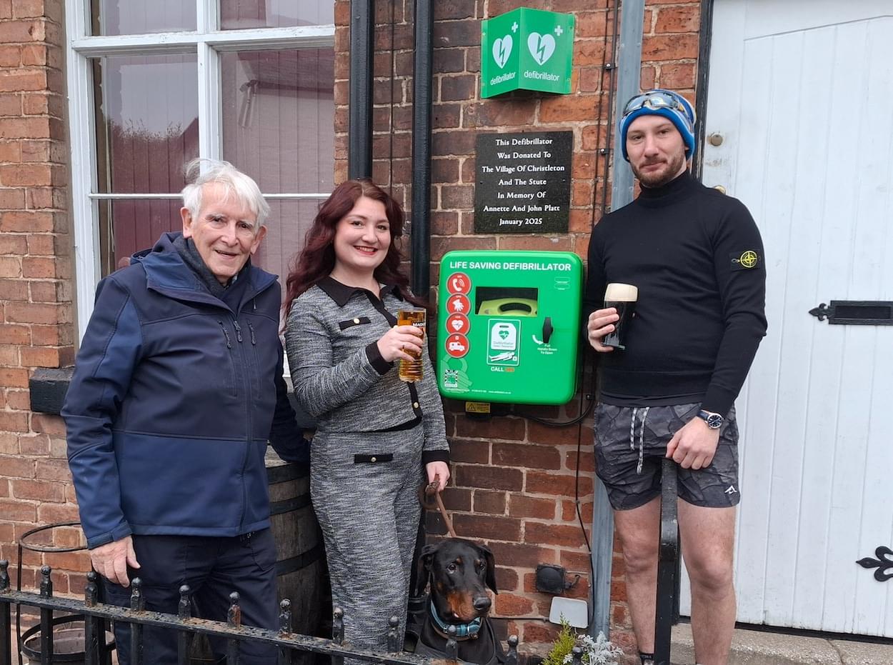 David Cummings with Dan and Samantha