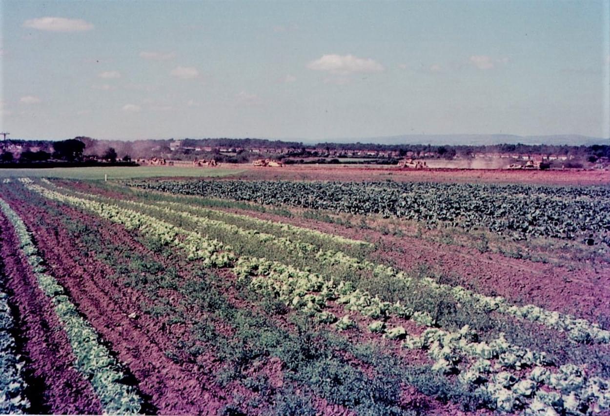 View from the A41 at Christleton in the 1970's