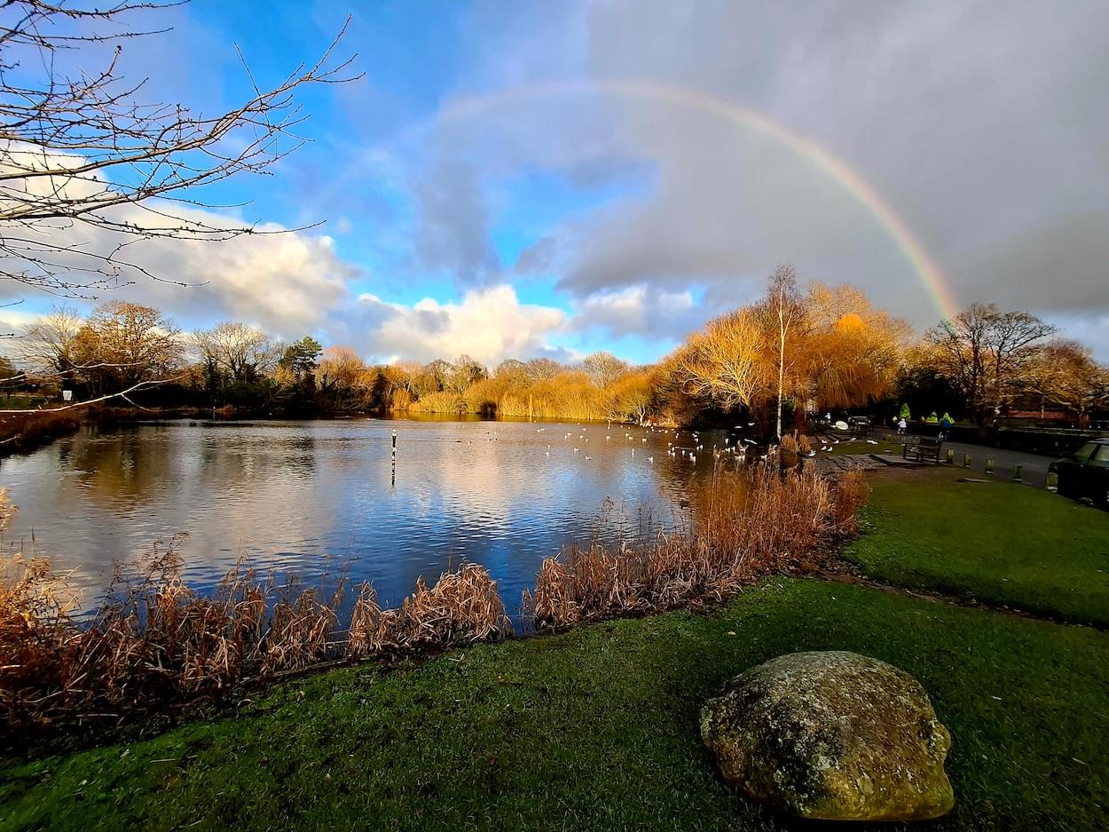 Rainbow of The Pit in Christleton  Rainbow of The Pit in Christleton