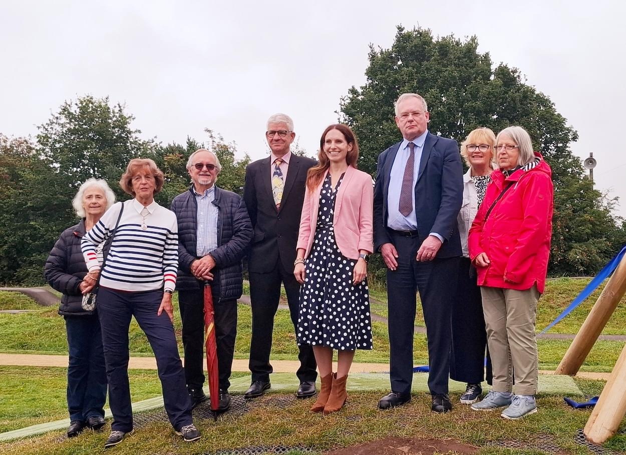 Christleton Parish Councillors with MP for Chester South and Eddisbury