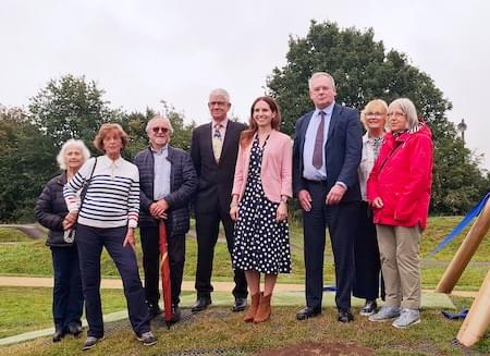 Christleton Parish Councillors with MP for Chester South and Eddisbury