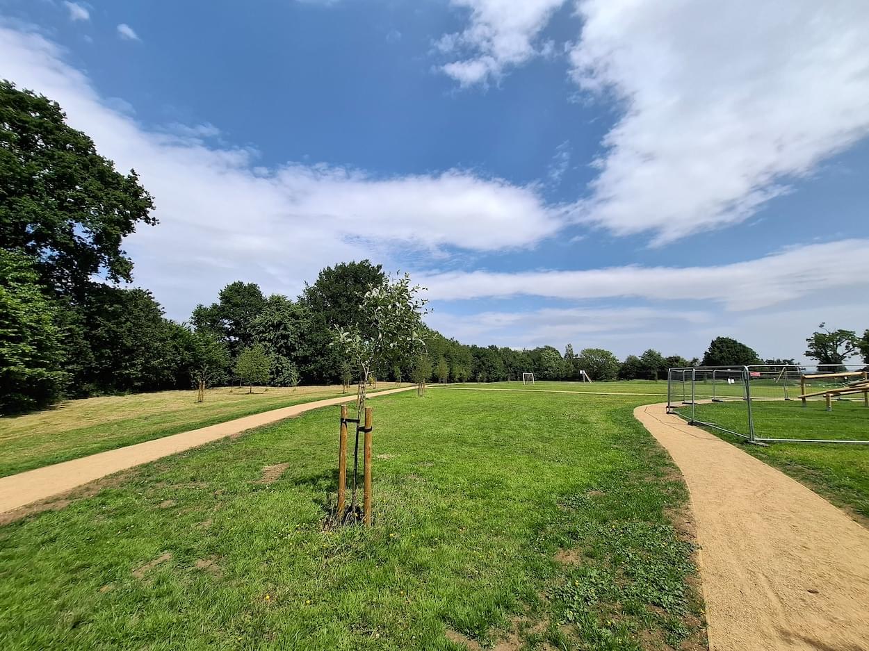 New Path at King George VI Field in Christleton  New Path at King George VI Field in Christleton