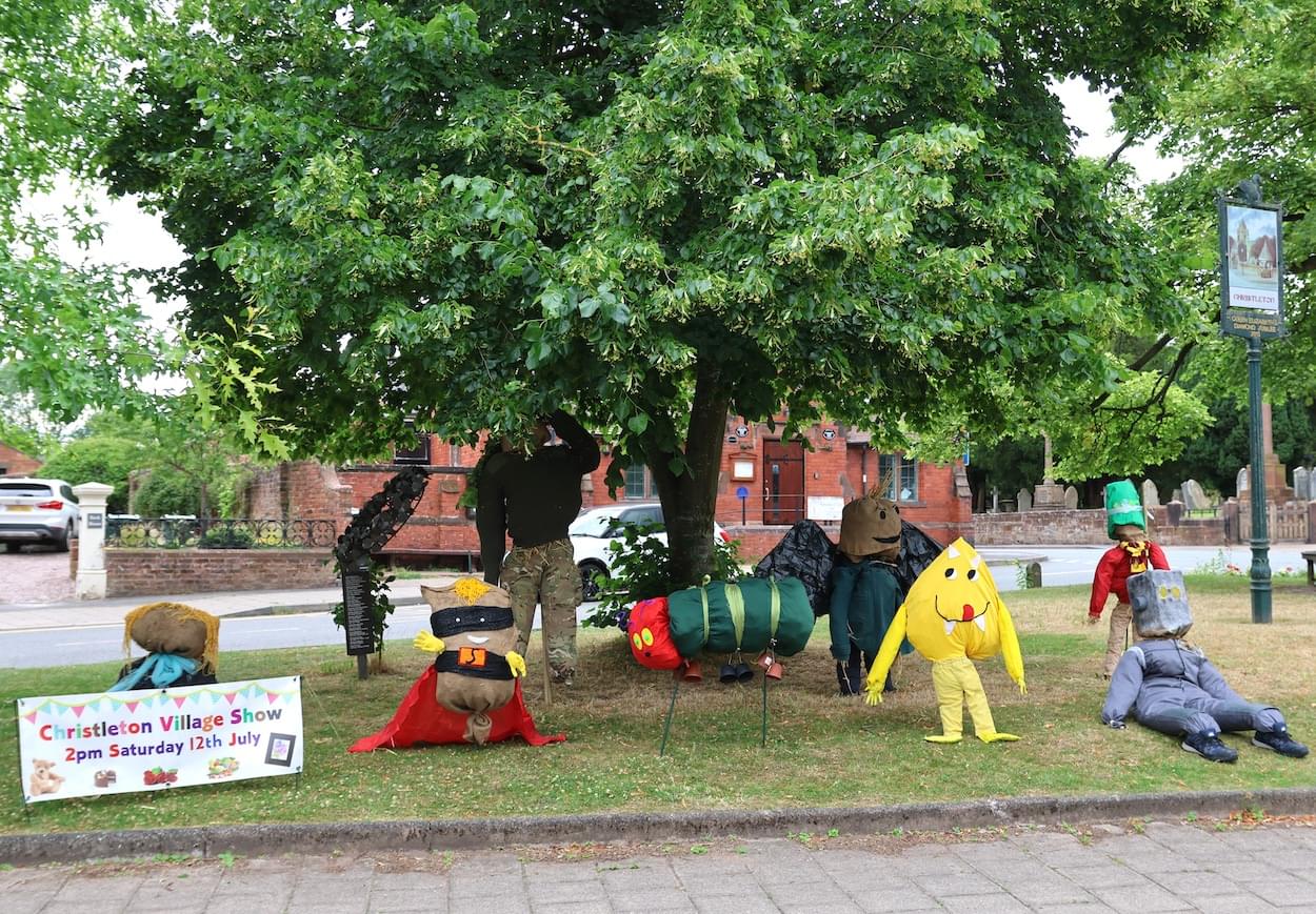 Scarecrows on the Christleton Green  Scarecrows on the Christleton Green