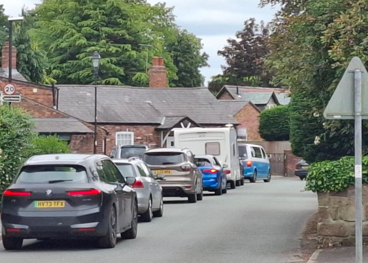 Christleton Village Traffic Chaos June 2025  Christleton Village Traffic Chaos June 2025
