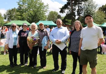 The Brown Family at Christleton Fete