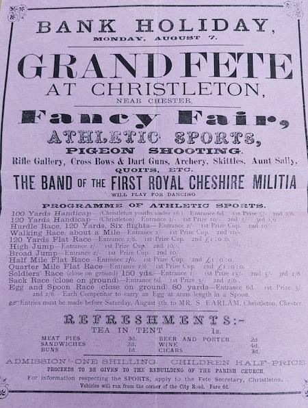 Old Christleton Fete Poster