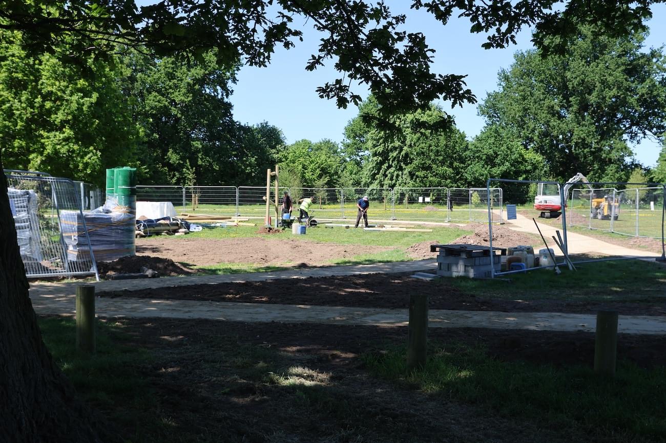 Work on new Playing Facilities at King George Park Christleton