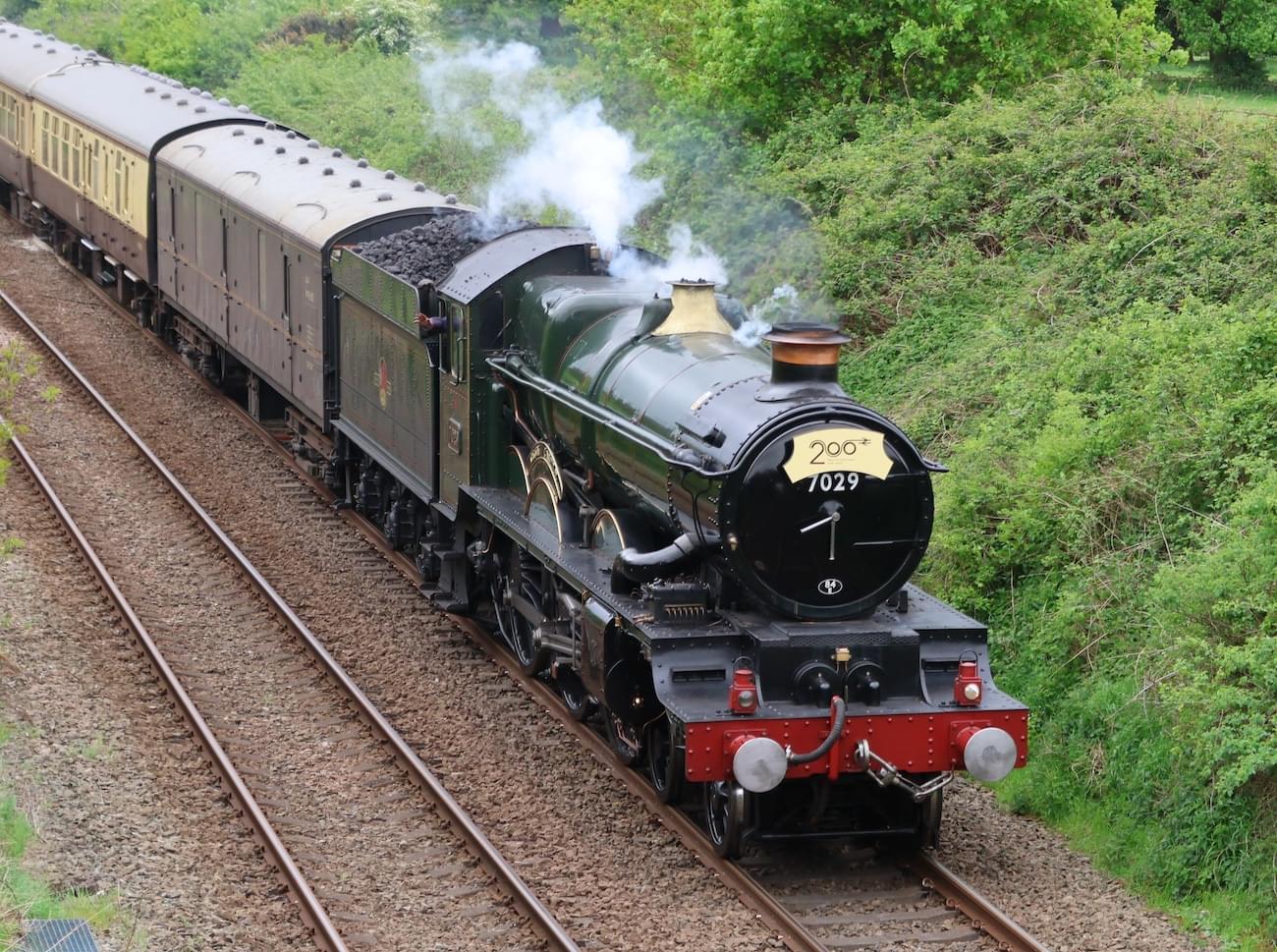 Clun Castle Locomotive at Christleton