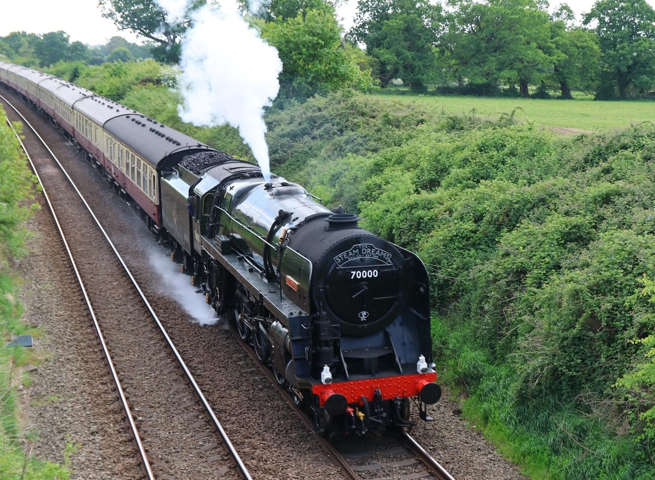 Britannia Locomotive  at Christleton