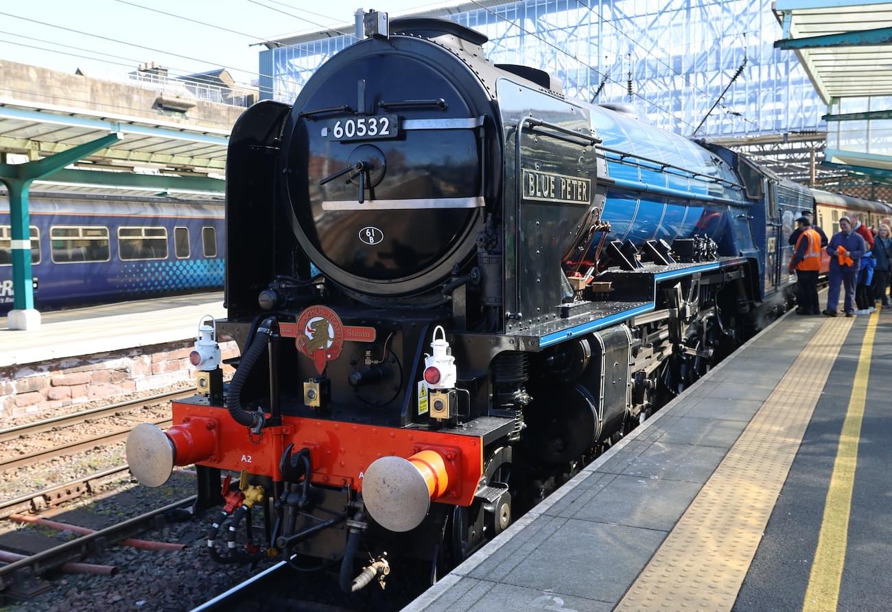 Blue Peter Locomotive  at Carlisle
