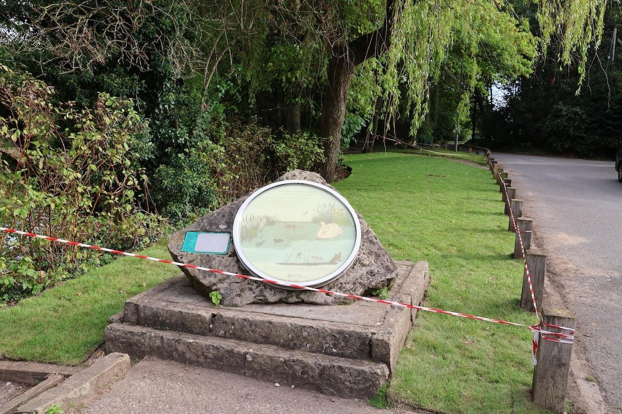 Restored grass area by Christleton Pit