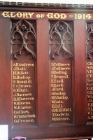 War Memorial in Church Nave
